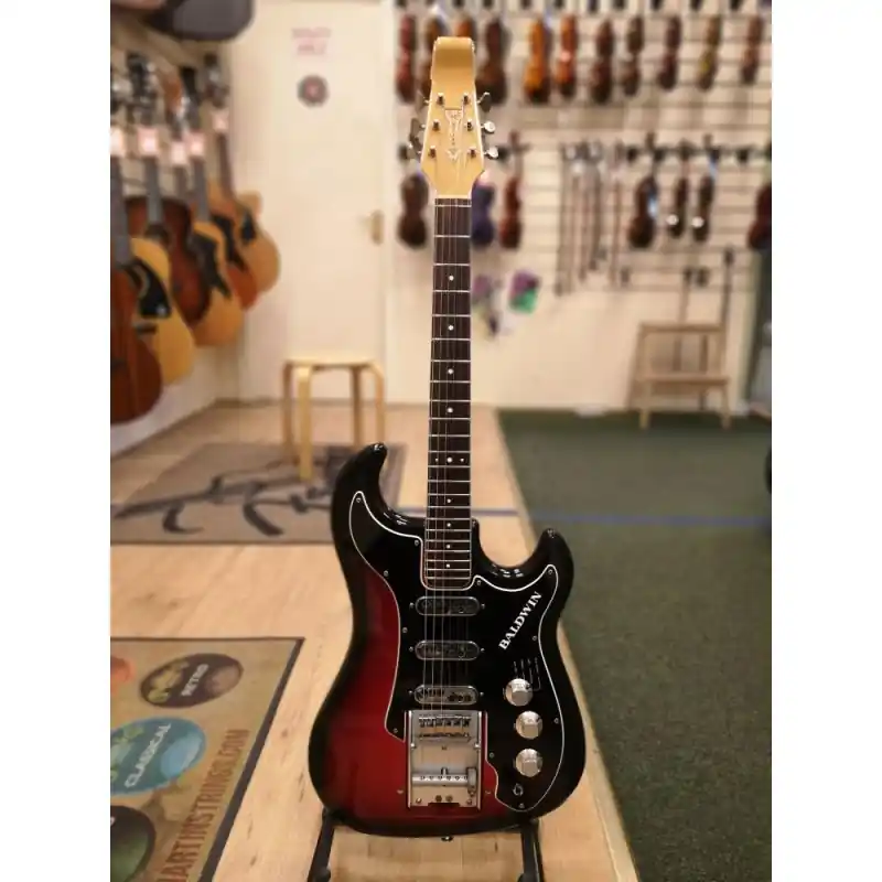 Luxury Baldwin Jazz Guitar (1966), Split Sound Pickups, Red Sunburst.