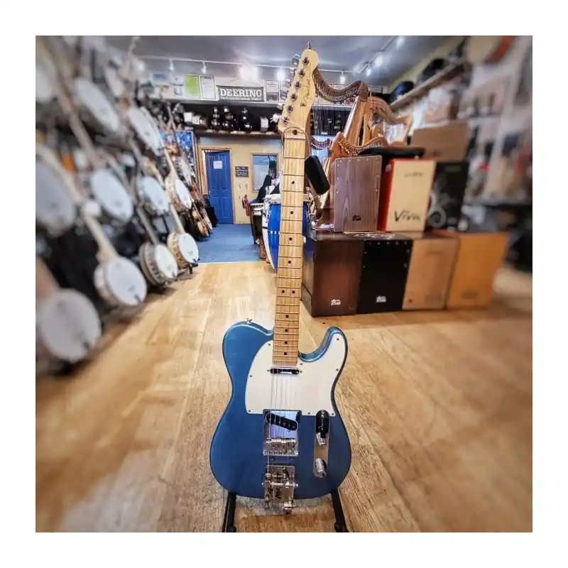 Fender Player Telecaster, blue. With Hipshot B bender and D tuner bridge Crafted