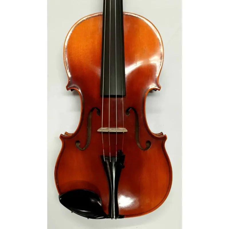 Instant Buy German 4\\/4 Violin 1970's Stradivaroius copy. Two piece back, shaded varnish, excellent condition.