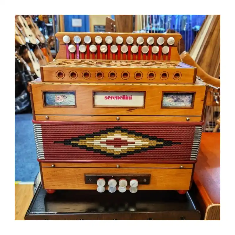 Serenellini 213 D\\/G Melodeon, good condition, made in Italy Express Delivery