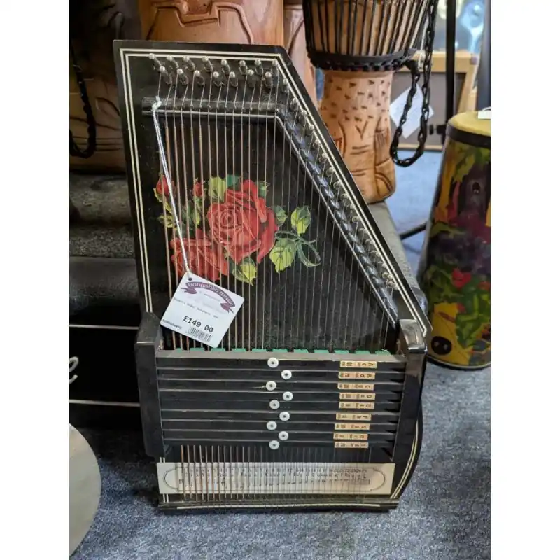 Rosetti 9-Bar Autoharp. VGC. Free Returns
