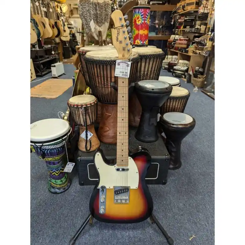 Stagg Lefthanded Telecaster in Sunburst Place Order