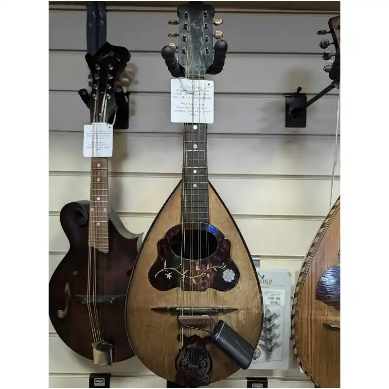 Bargain F. Cassaro & G. Rompoli Italian Mandolin. Model no. 423. Great tone and action.