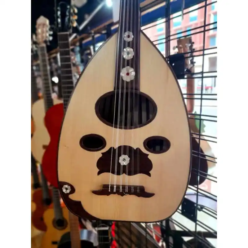 Arabic Oud made in Egypt, replica of Mohammed Ali Abu Mesbah, walnut back w\\/bag Buy Today