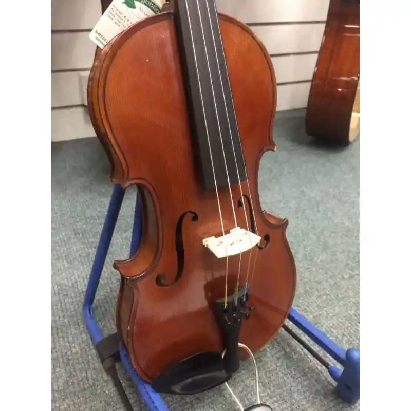 French 4\\/4 Violin by H Denis Mirecourt circa 1920, 2 piece back, narrow flame with matching neck and ribs, b Best Price