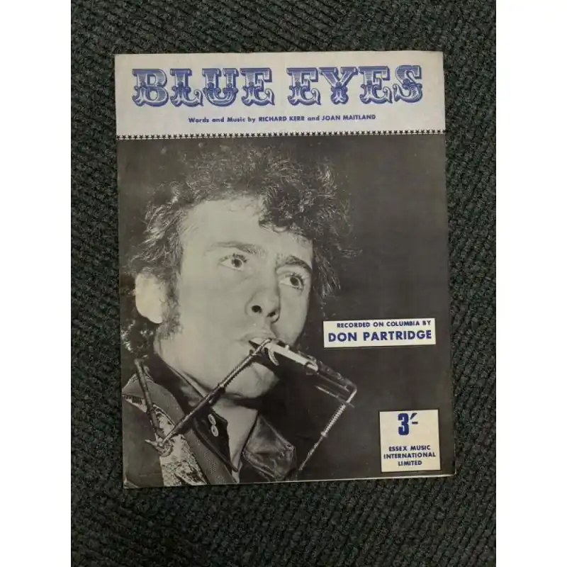 Blue Eyes by Richard Kerr and Joan Maitland. Don partridge 1968 Hassle-Free Returns