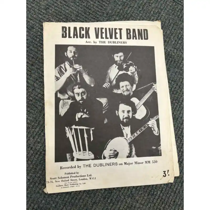 Factory Price The Dubliners Black Velvet Band 1967
