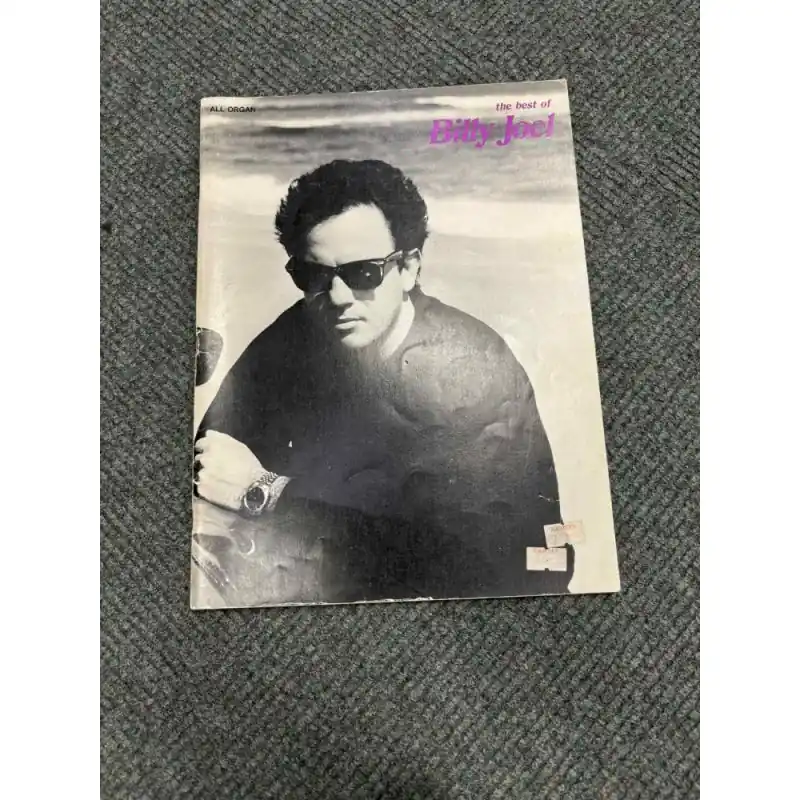 Place Order The best of Billy Joel for Organ Book 1980s