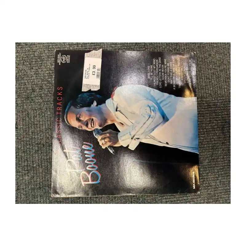Pat Boone 16 Classic Tracks on Vinyl Money Back Guarantee