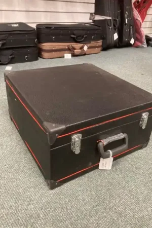 48 Bass Accordion Case red piping. Internal Dim 42. 44. 18cm Wholesale