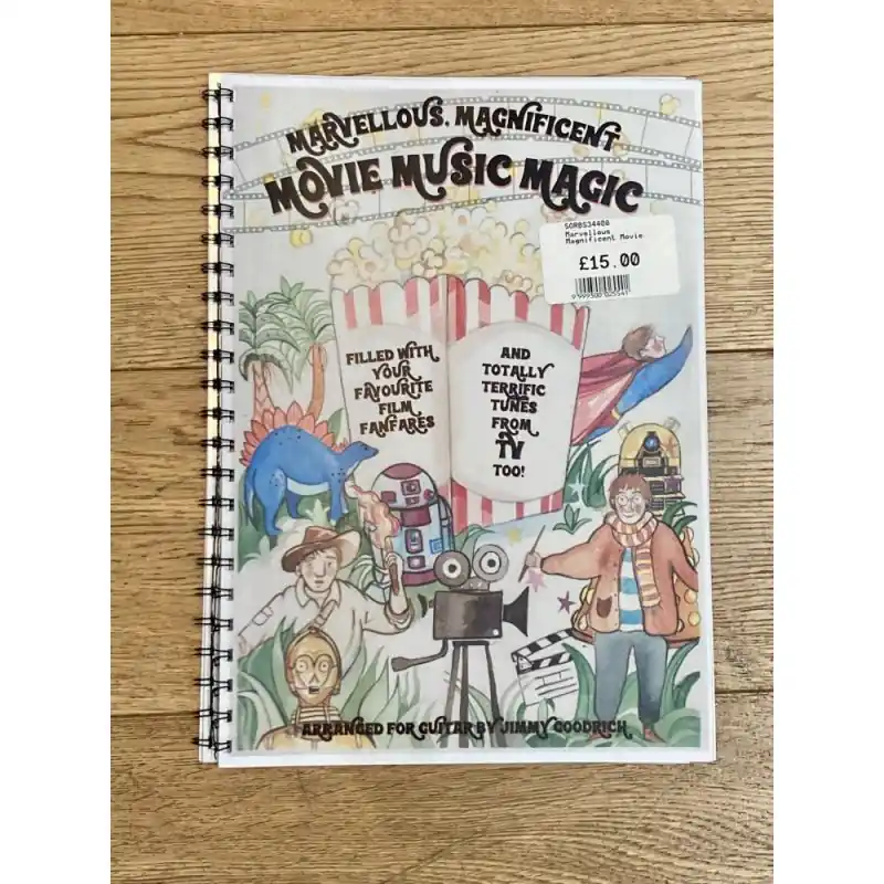 Affordable Marvellous Magnificent Movie Music Magic- A book of tv themes tabbed for guitar (ID: SORBS34451)