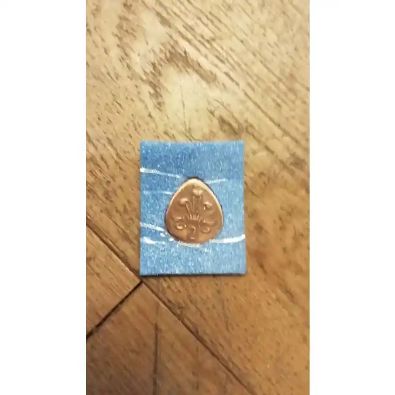 Seasonal Sale 'Old tuppenny' Pick, Hand crafted bronze pick from a 2p piece!