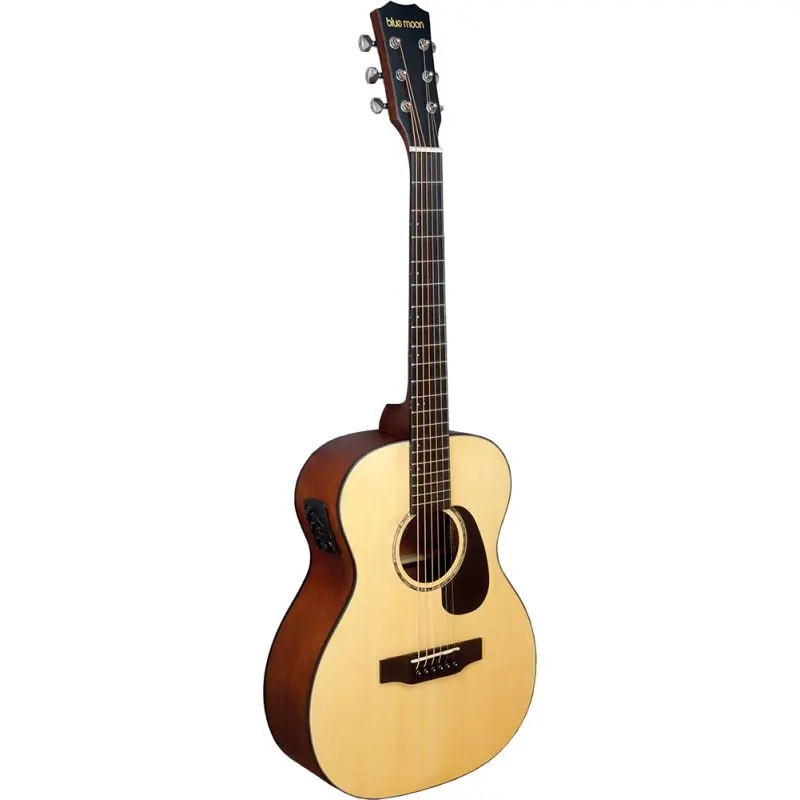 Blue Moon BG-24EN 3\\/4 OM Size Guitar, Natural Seasonal Sale