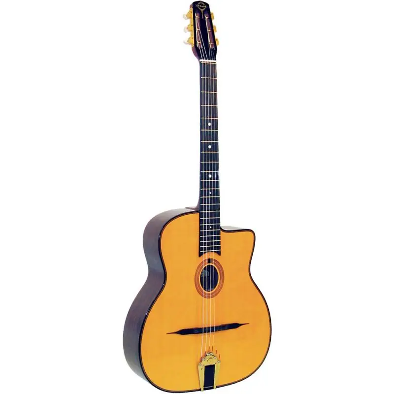 Crafted Gitane DG-255 Gypsy Jazz Guitar, Oval Hole