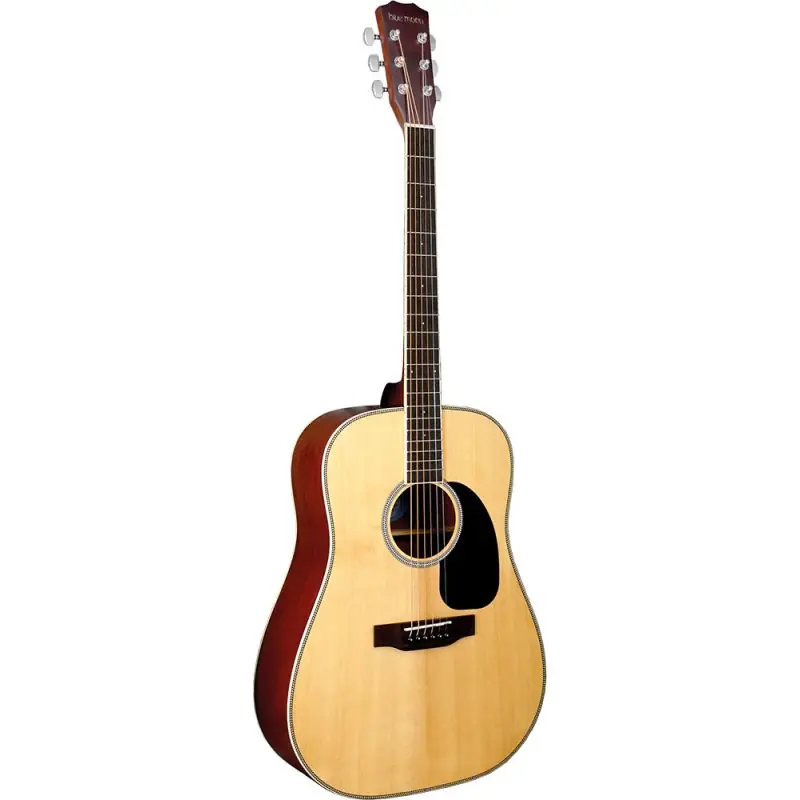 Blue Moon BG-48N Solid Top Dreadnought Guitar Worldwide Shipping