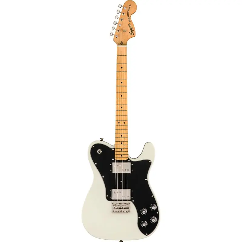 Best Choice Squier Classic Vibe 70s Telecaster Deluxe Guitar, White