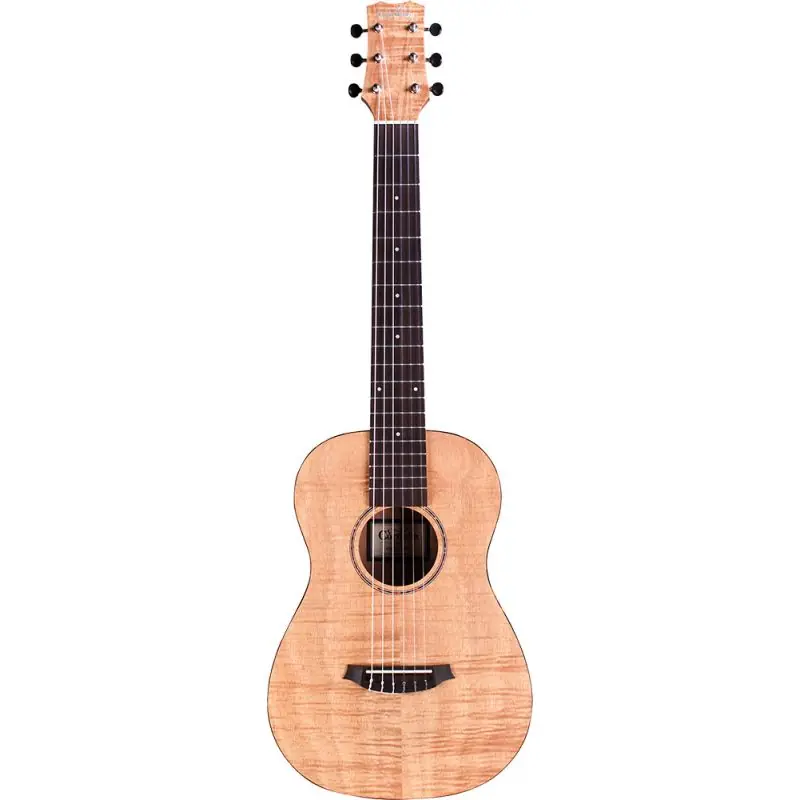 Cordoba Mini II Mini Travel Guitar, Flame Mahog Luxury