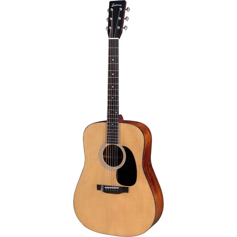 Eastman E10D-TC Dreadnought Guitar. Natural Certified