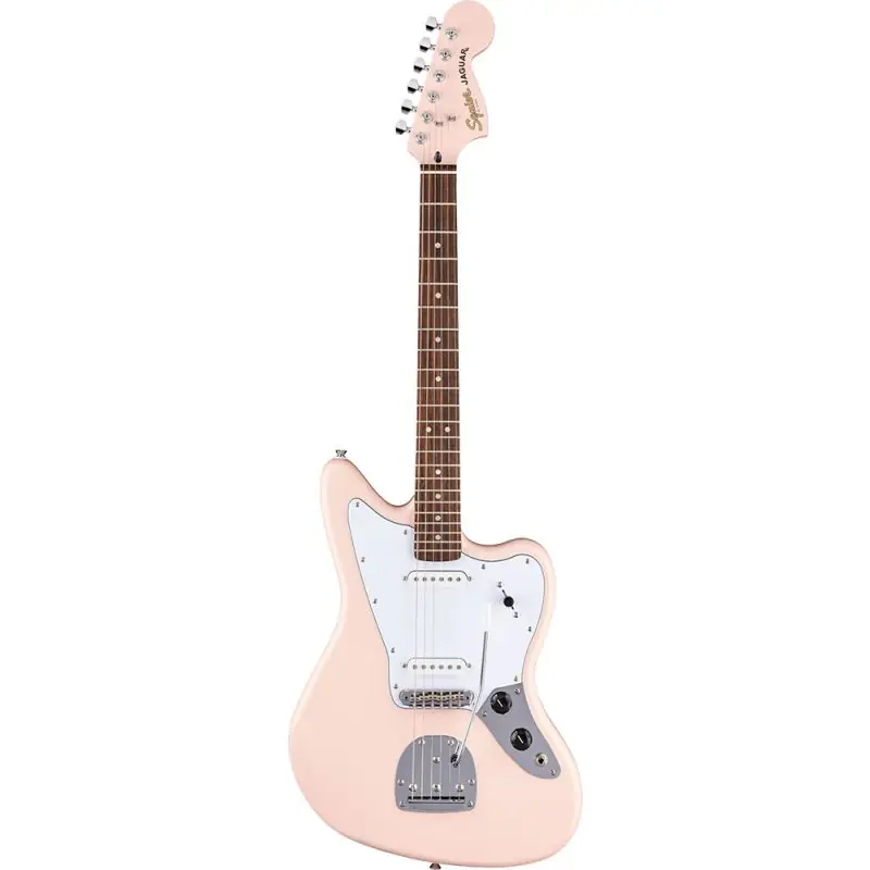Squier Affinity Jaguar Guitar, Shell Pink Authentic