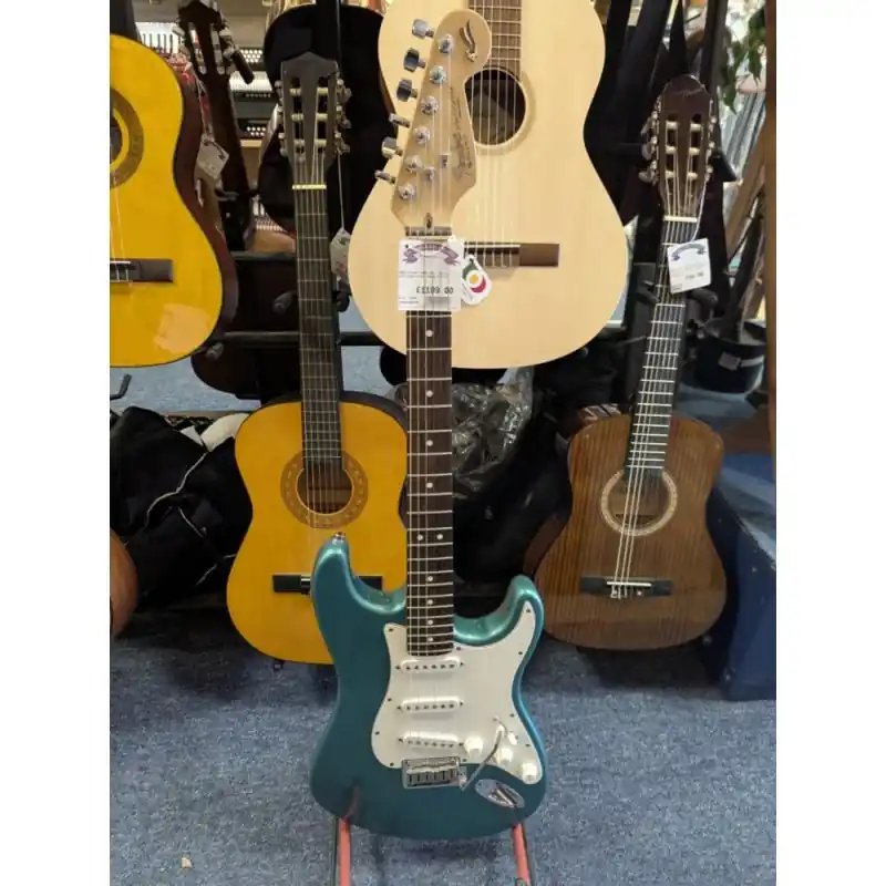 Best Choice 1993 Fender 40th Ann. Strat Carribean Mist. Rare Finish.