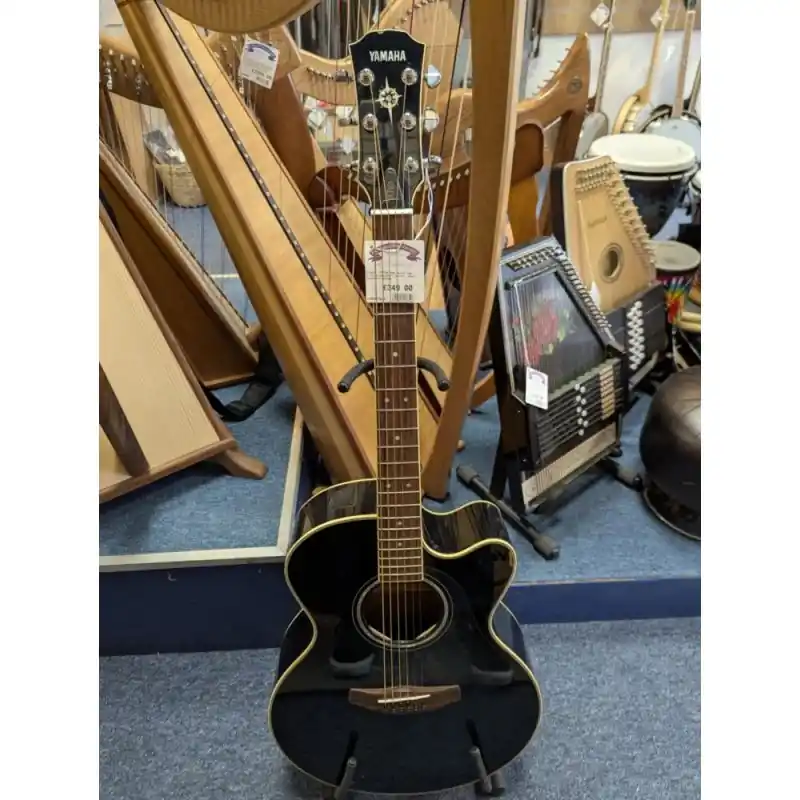 Yamaha CPX700 OBB Solid Top electro-acoustic Guitar, some cosmetic damage. Best Choice