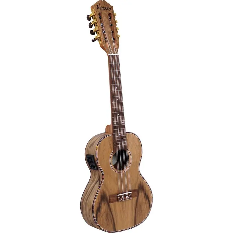 Ashbury AU-89T8E 8 String Tenor Ukulele, Electro Direct From Manufacturer