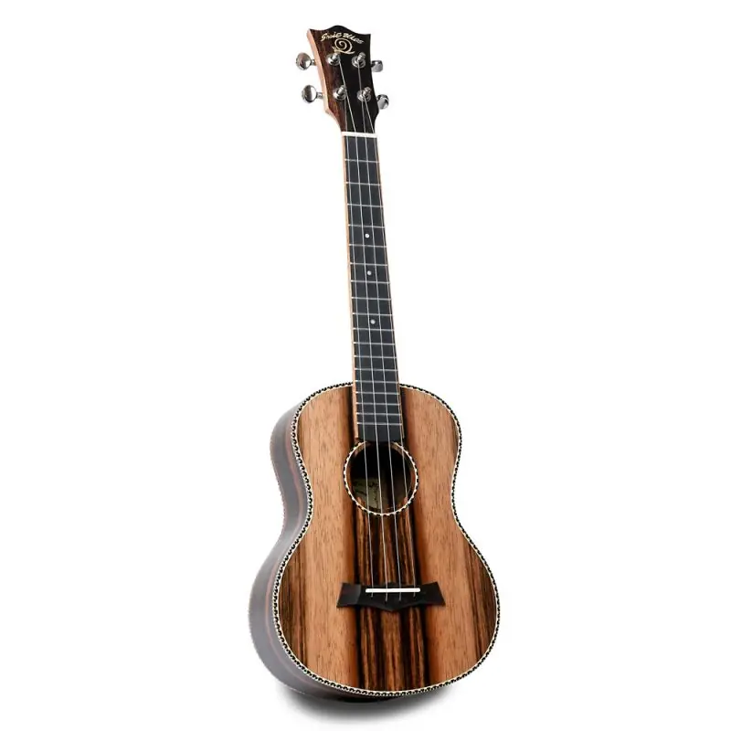 Snail UKT-E598 Tenor Ukulele, Ebony Wood Special Offer