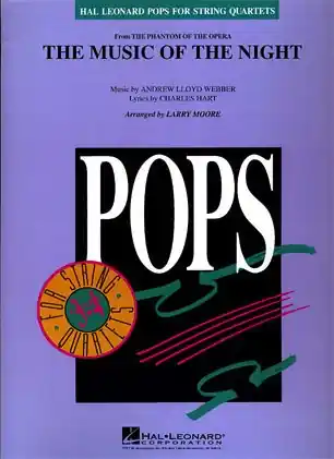 Factory Price Lloyd-Webber: The Music of the Night from Phantom of the Opera - Pops for String Quartet (score and parts)