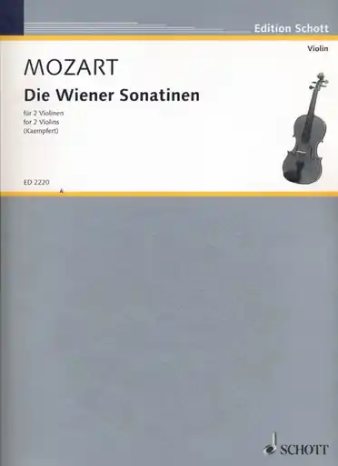 Must Have Mozart, W.A.: 12 Viennese Sonatinas - Die Wiener Sonatinen (2 violins)