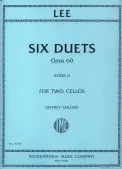 Popular Lee (Solow): 6 Duets Op.60 Vol.2 (2 Cellos)