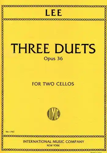Lee: Three Duets Op.36 (2 Cellos) IMC Free Returns