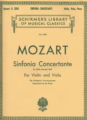 Clearance Mozart, W.A.: Sinfonia Concertante in Eb Major, K.364 (violin, viola, and piano)
