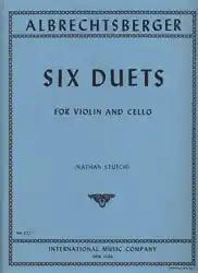 Direct From Factory Albrechtsberger (Stutch): Six Duets (violin & cello)
