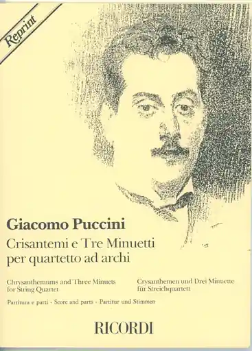 Hassle-Free Returns Puccini, Giacomo: Crisantemi and 3 Minuets (string quartet) score and parts
