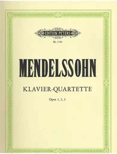 Mendelssohn, F.: Complete Piano Quartets, No.1-3 (violin, viola, cello, and piano) Premium