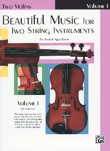 Applebaum, S.: Beautiful Music for Two String Instruments Book 1 (2 violins) Money Back Guarantee