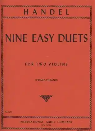 Fan Favorite Handel: Easy Duets (2 violins) IMC