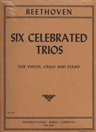 Free Delivery Beethoven, L.van: Six Celebrated Trios (Violin, Cello, Piano)