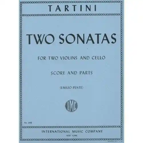 Tartini (Pente): Two Sonatas (2 violins & cello) Hot Picks