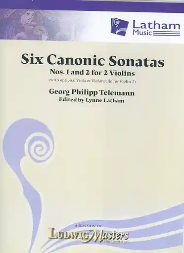 Shop Now Telemann: Six Canonic Sonatas Nos. 1 & 2 (2 violins) Ludwig Masters