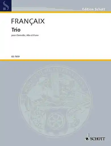Francaix, J.: Trio (clarinet, viola, and piano) Express Delivery