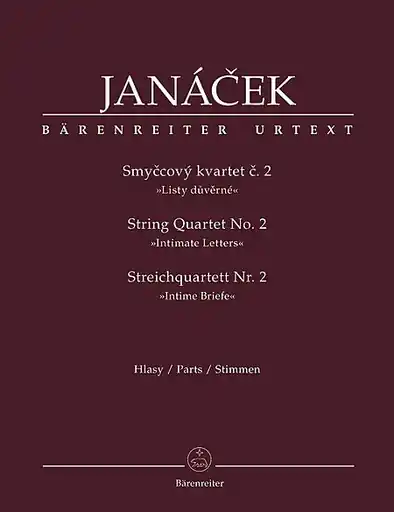 Handmade Janacek, Leos: String Quartet No. 2 (Intimate Letters) Barenreiter