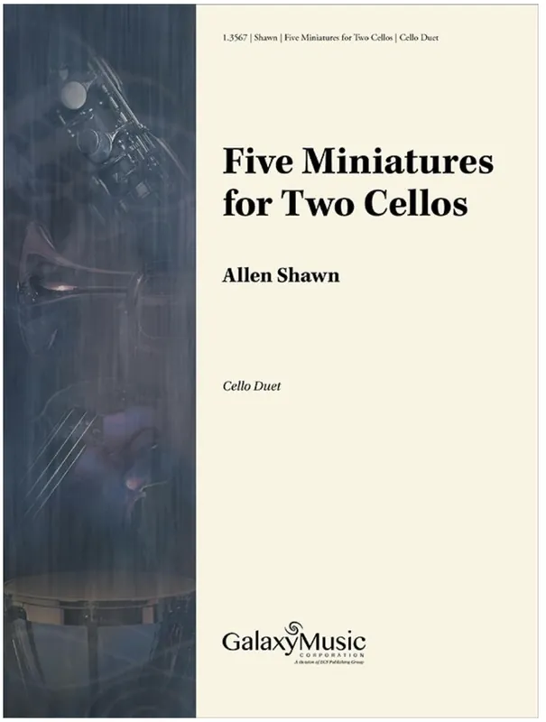 Place Order Shawn: Five Miniatures for Two Cellos (two cellos) Galaxy