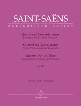 Saint-Saens: Quartet no.2 in G major op153 (string quartet) Barenreiter Deal