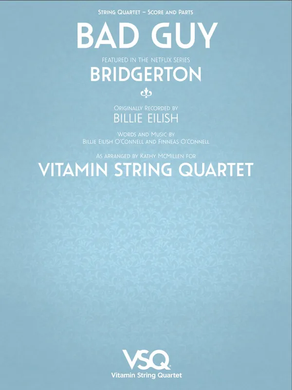 Eilish: Bad Guy - featured in the Netflix Series Bridgerton (string quartet) Viral