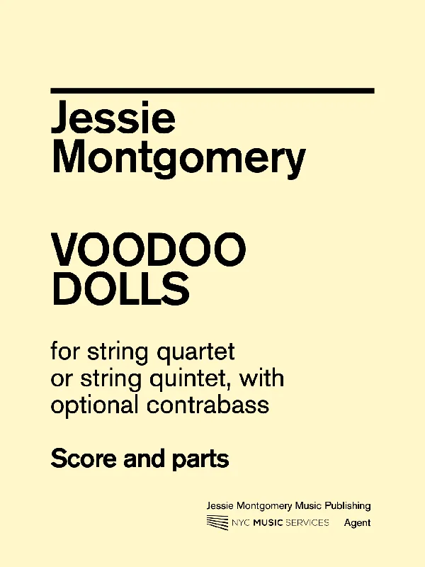 Montgomery, Jessie: Voodoo Dolls for String Quartet, NYC Music Services Discount