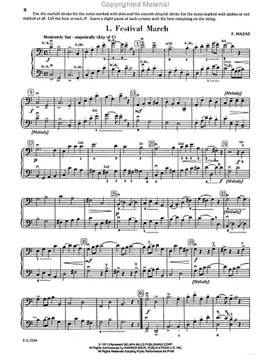 Applebaum, S.: Beautiful Music for Two String Instruments Volume 3 (2 cellos) Alfred Best Seller