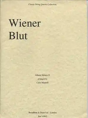 Cheap Strauss, Johann (Martelli): Wiener Blut (string quartet)