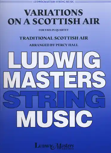 Hall, Percy: Variations on a Scottish Air (4 violins) score & parts Shop Now