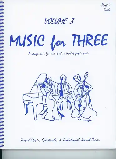 Exclusive Offer Kelley, Daniel: Music for Three Vol.3 Sacred Music, Spirituals & Traditional Jewish Pieces (Viola)
